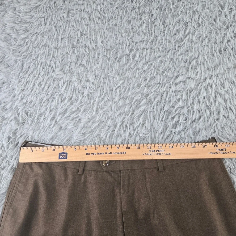 Roundtree & Yorke Mens 38x30 Brown Tan Black Easy Care‎ Dress Pants Bundle 3pk